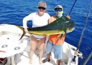 Outcast Tamarindo full day charter dorado