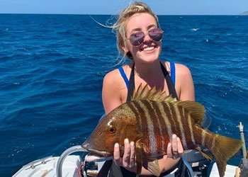Rainbow Runner Tamarindo half day charter snapper