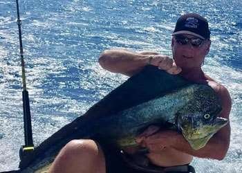 Capullo Tamarindo half day charter dorado