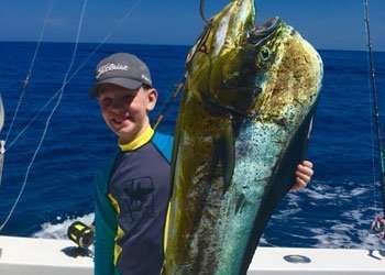 Capullo Tamarindo half day charter mahi-mahi