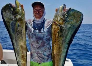 Outcast Tamarindo half day charter dorado