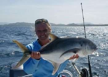 Rainbow Runner Tamarindo full day charter jack crevalle