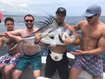 Capullo Tamarindo half day charter roosterfish