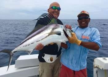 Capullo Tamarindo half day charter roosterfish
