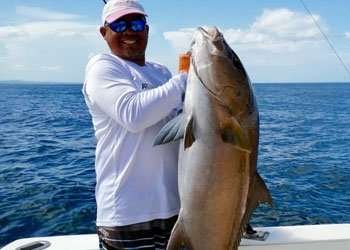 Outcast Tamarindo half day charter amberjack