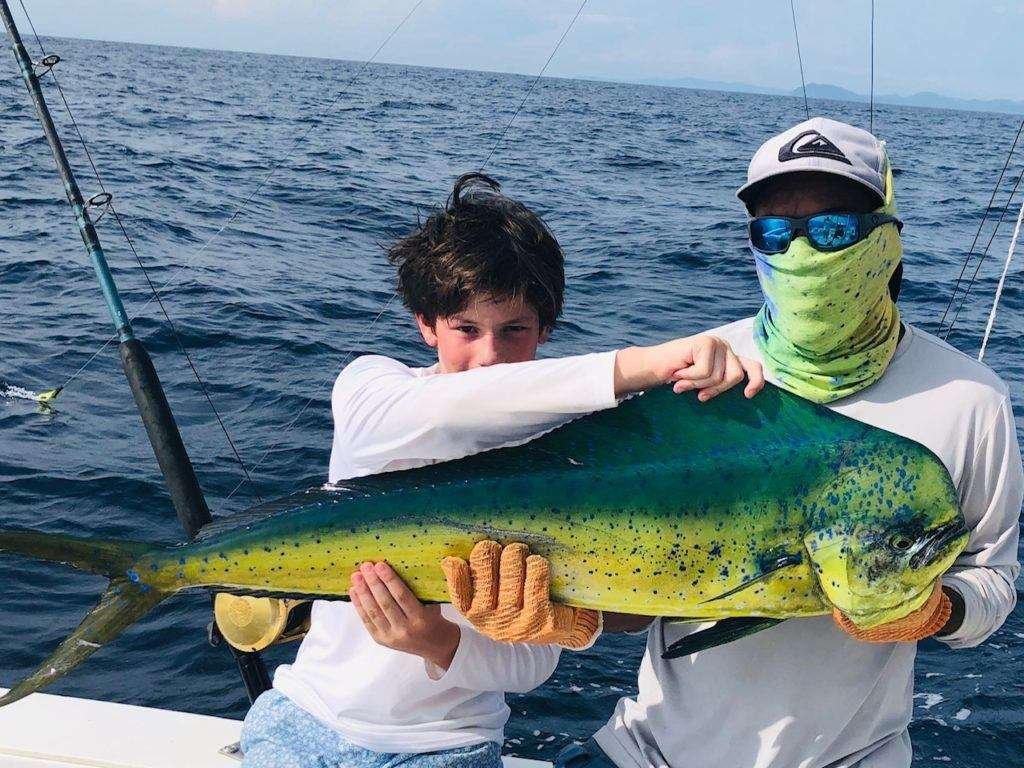 Outcast Tamarindo half day charter dorado