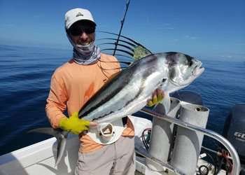 Rainbow Runner Tamarindo half day charter roosterfish