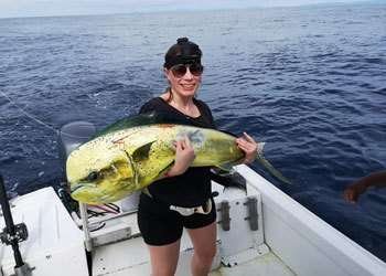 Rainbow Runner Tamarindo half day charter dorado