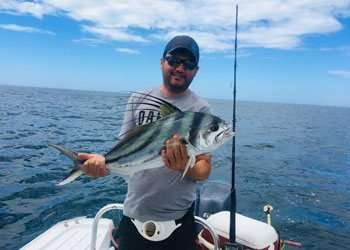 Rainbow Runner Tamarindo half day charter roosterfish