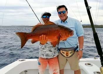 Outcast Tamarindo half day charter cubera snapper