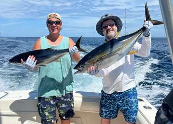 Coyote Tres Tamarindo full day charter yellowfin tuna