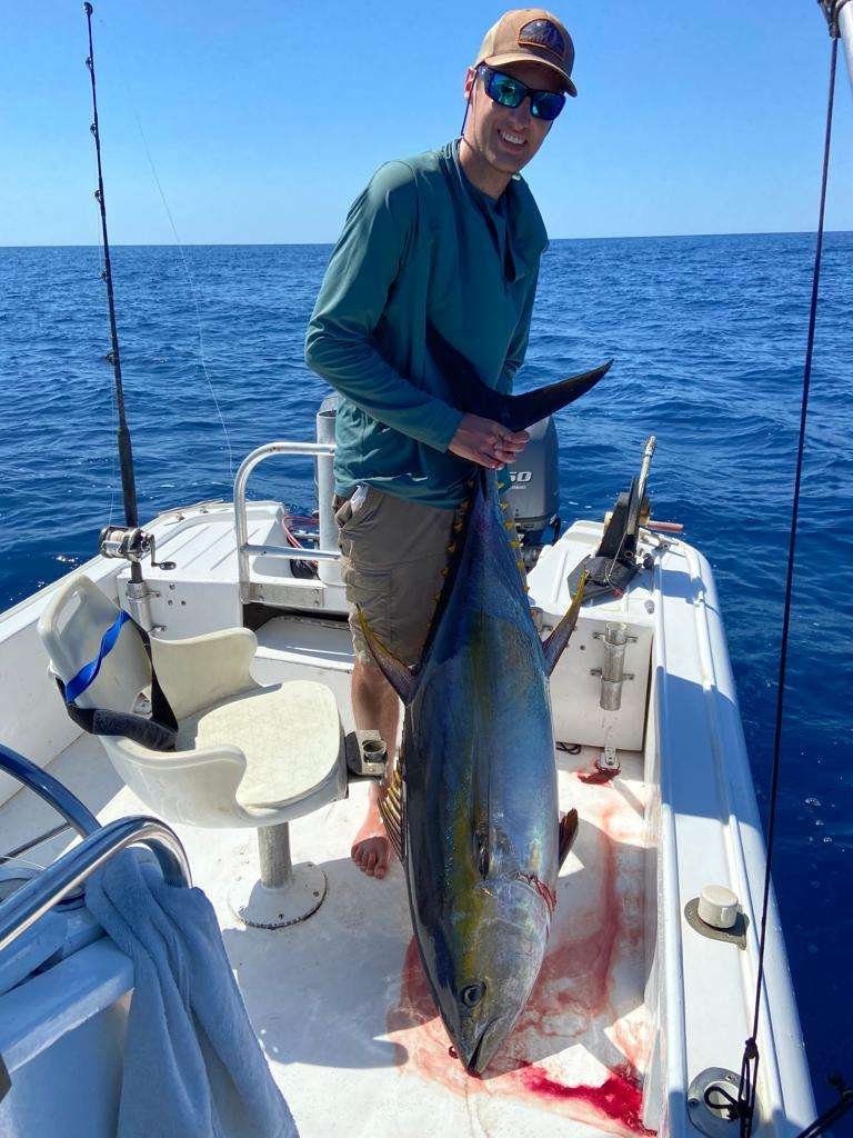 Rainbow Runner Tamarindo full day charter yellowfin tuna